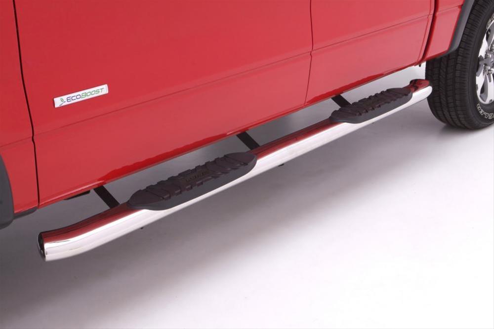 Lund 10-17 Dodge Ram 2500 Mega Cab 5in. Curved Oval SS Nerf Bars - Polished thumbnail 2