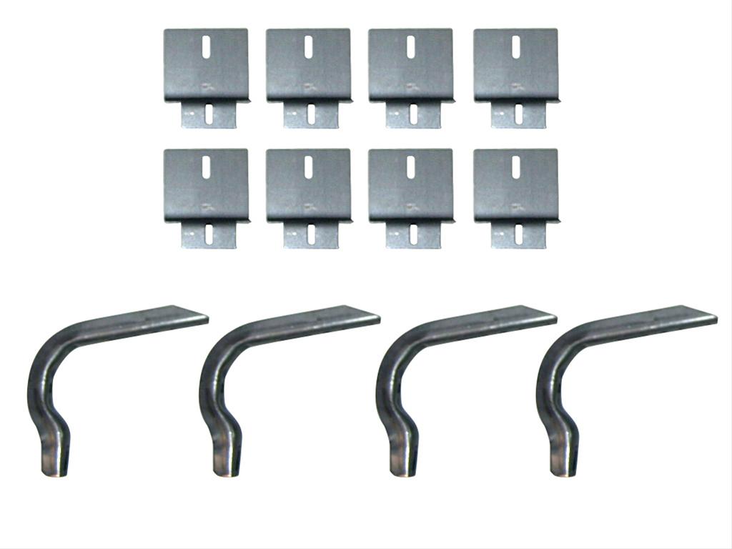 Lund 97-09 Ford Expedition EZ Running Board Mounting Bracket Kit - Brite