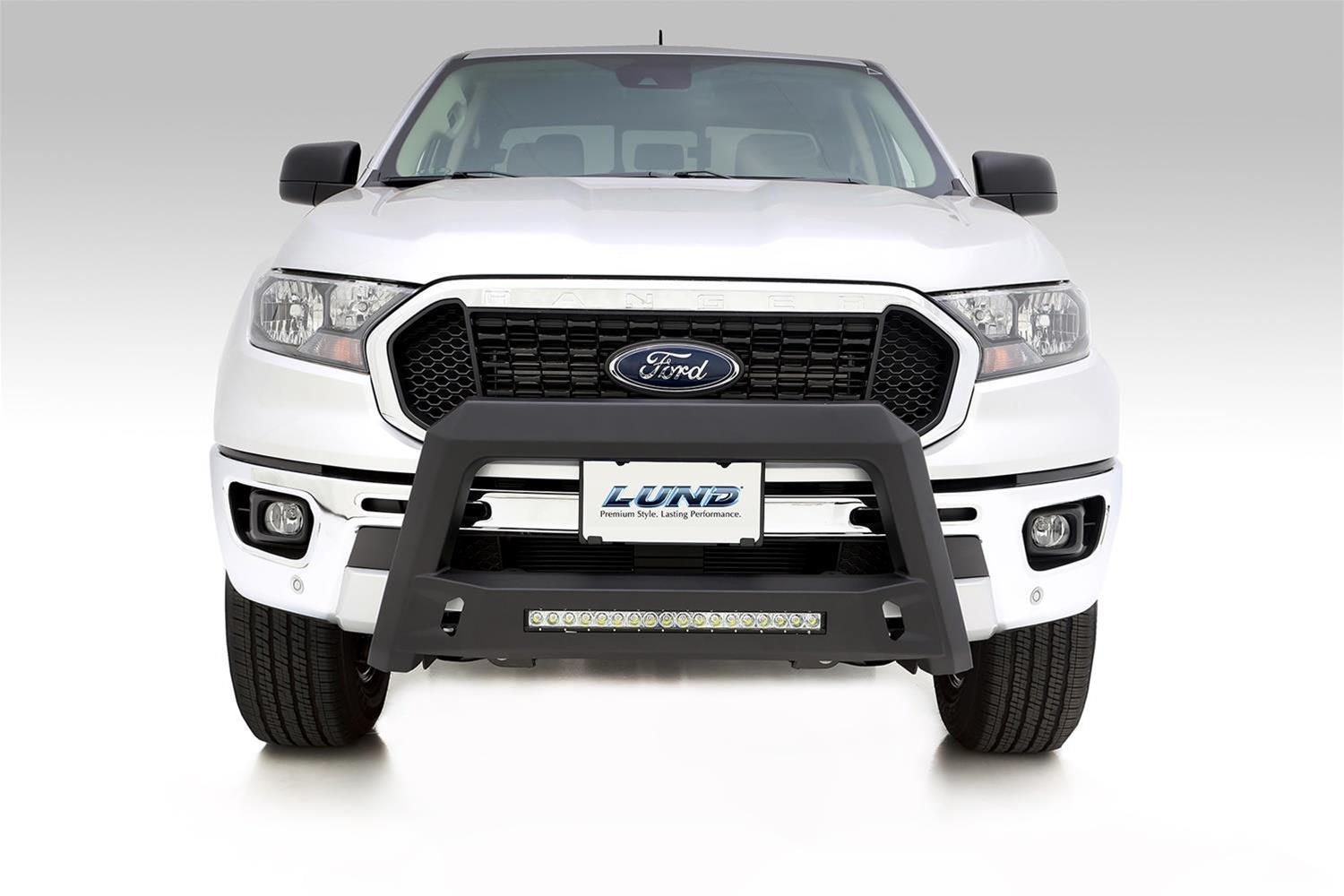 Lund 2019 Ford Ranger Revolution Bull Bar - Black thumbnail 2