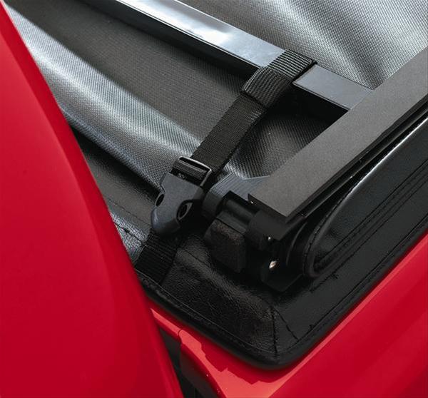 Lund 14-17 Chevy Silverado 1500 (8ft. Bed) Genesis Tri-Fold Tonneau Cover - Black thumbnail 2
