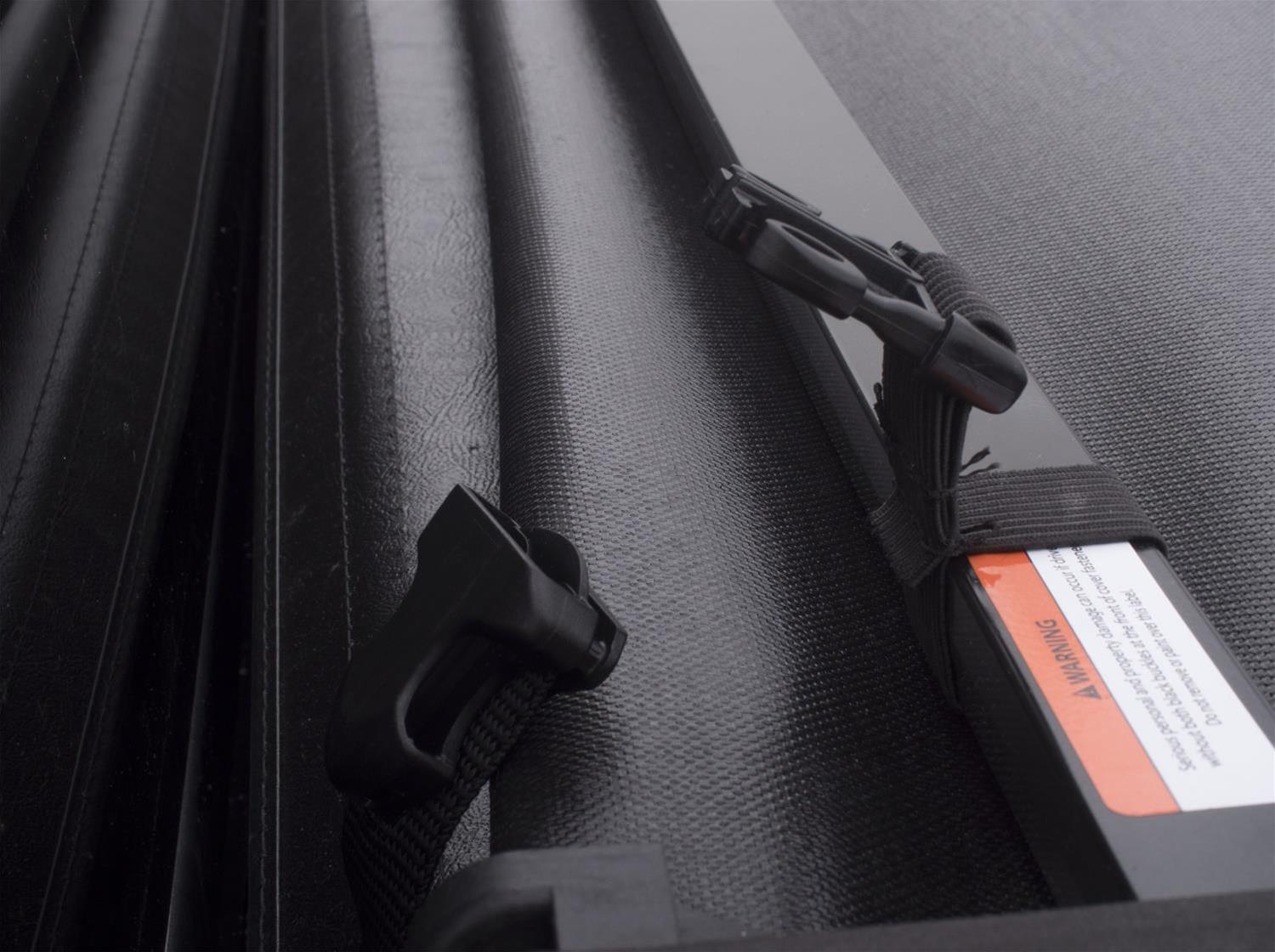 LUND Genesis Elite Tri-Fold Tonneau Covers for 2002-2003 RAM 1500 - 95867 Cover, Tri-Fold, Soft Style, Folding, Twill, Black, Dodge, 8 ft. Truck Bed Length, Each thumbnail 6
