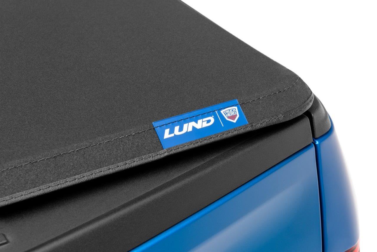 Lund 2022 Toyota Tundra 6.7ft Bed Genesis Elite Tri-Fold Tonneau Twill - Black thumbnail 3
