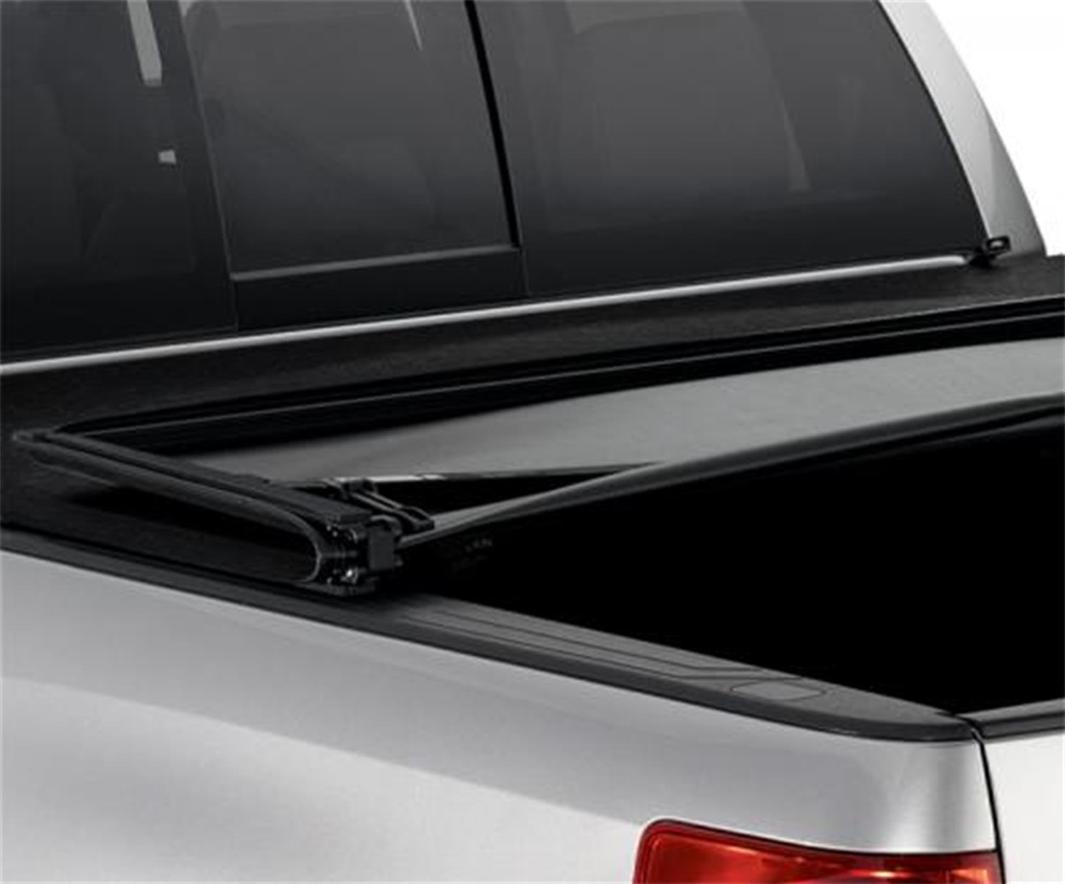 LUND Genesis Elite Tri-Fold Tonneau Covers 958294 Cover, Tri-Fold, Twill, Black, Chevy, GMC, 8 ft. Truck Bed Length, Each