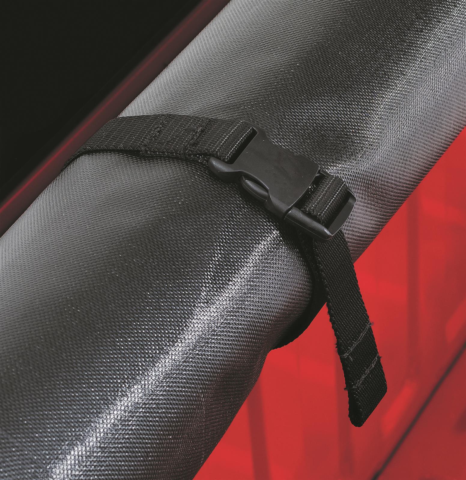 LUND Genesis Elite Roll-Up Soft Tonneau Covers for 1994-2002 RAM 3500, 2500, 1994-2001 1500 - 96816 Cover, Roll Up Soft, Vinyl, Black, Dodge, 8 ft. Truck Bed Length, Each thumbnail 7