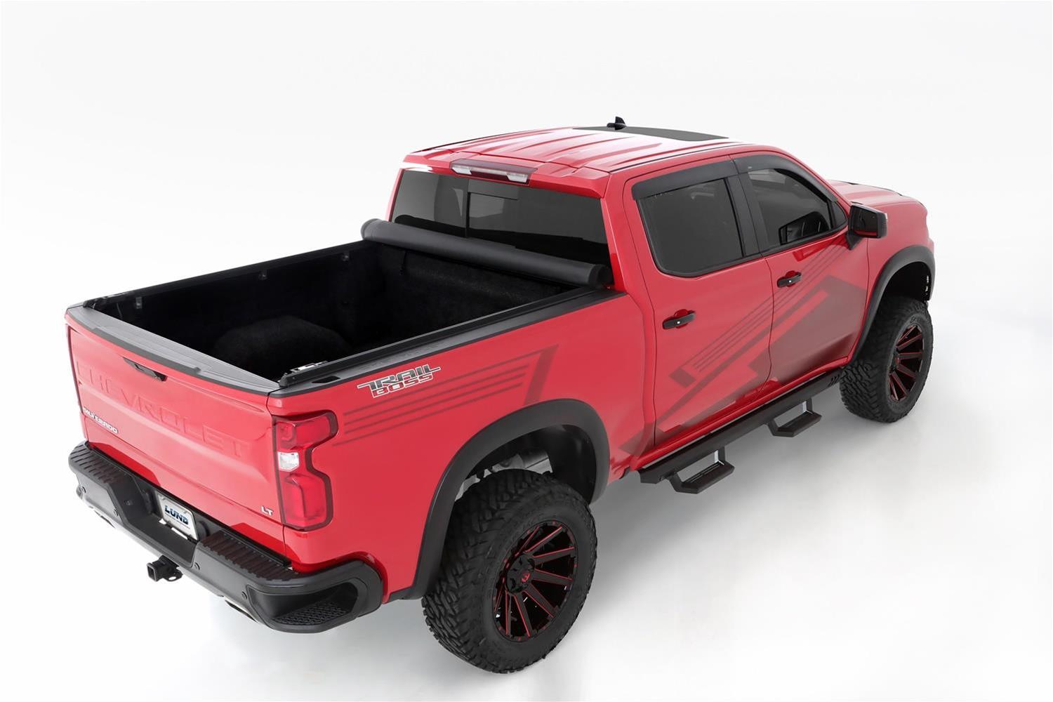 LUND Genesis Elite Roll-Up Soft Tonneau Covers 968292 Cover, Roll Up Soft, Twill, Black, Chevy, GMC, 5.75 ft. Truck Bed Length, Each thumbnail 4