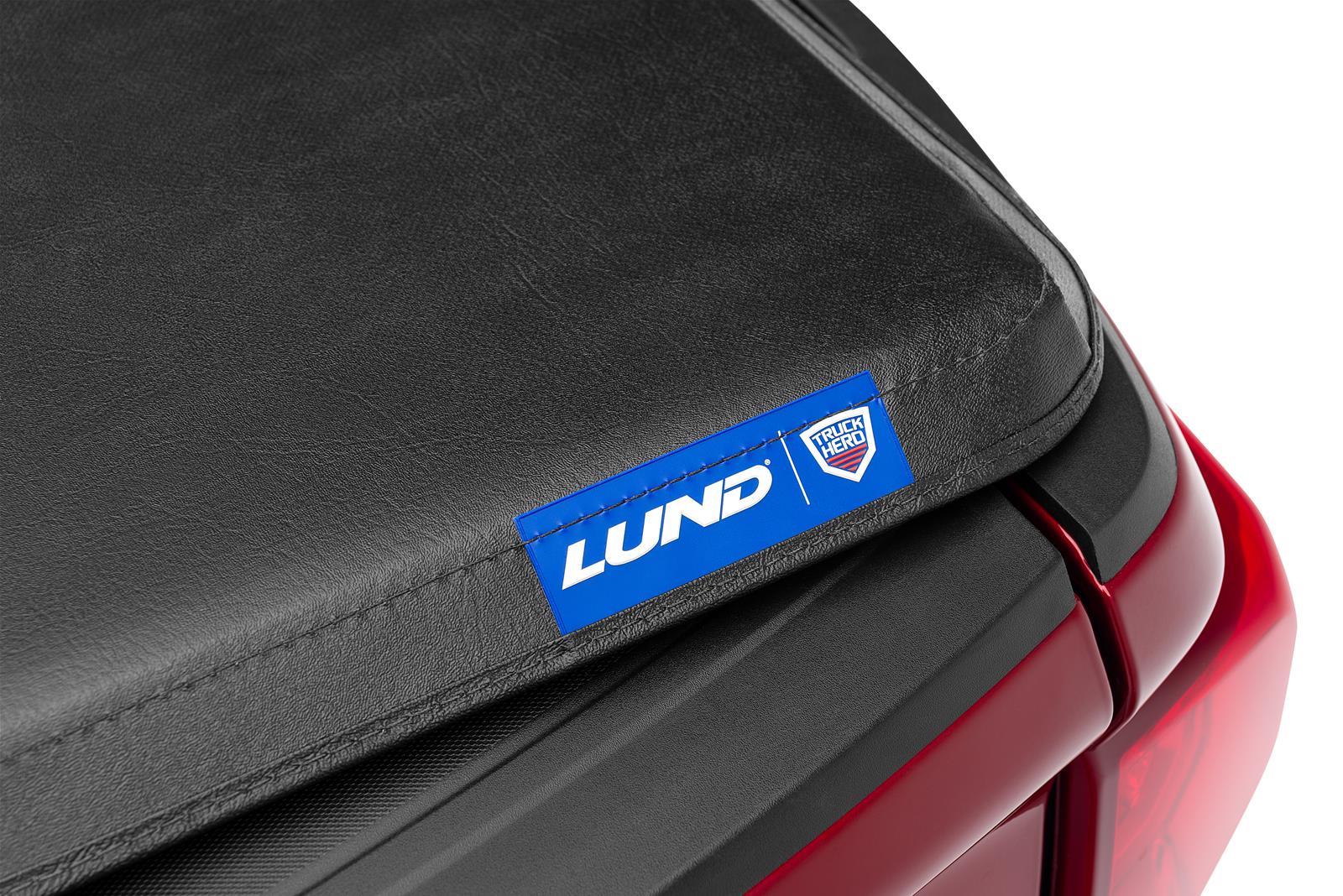 LUND Hard-Fold Tonneau Covers 969264 Covers, Hard-Fold, Vinyl/Aluminum, Black, 6.75 ft. Truck Bed Length, Chevrolet, GMC, Each thumbnail 2