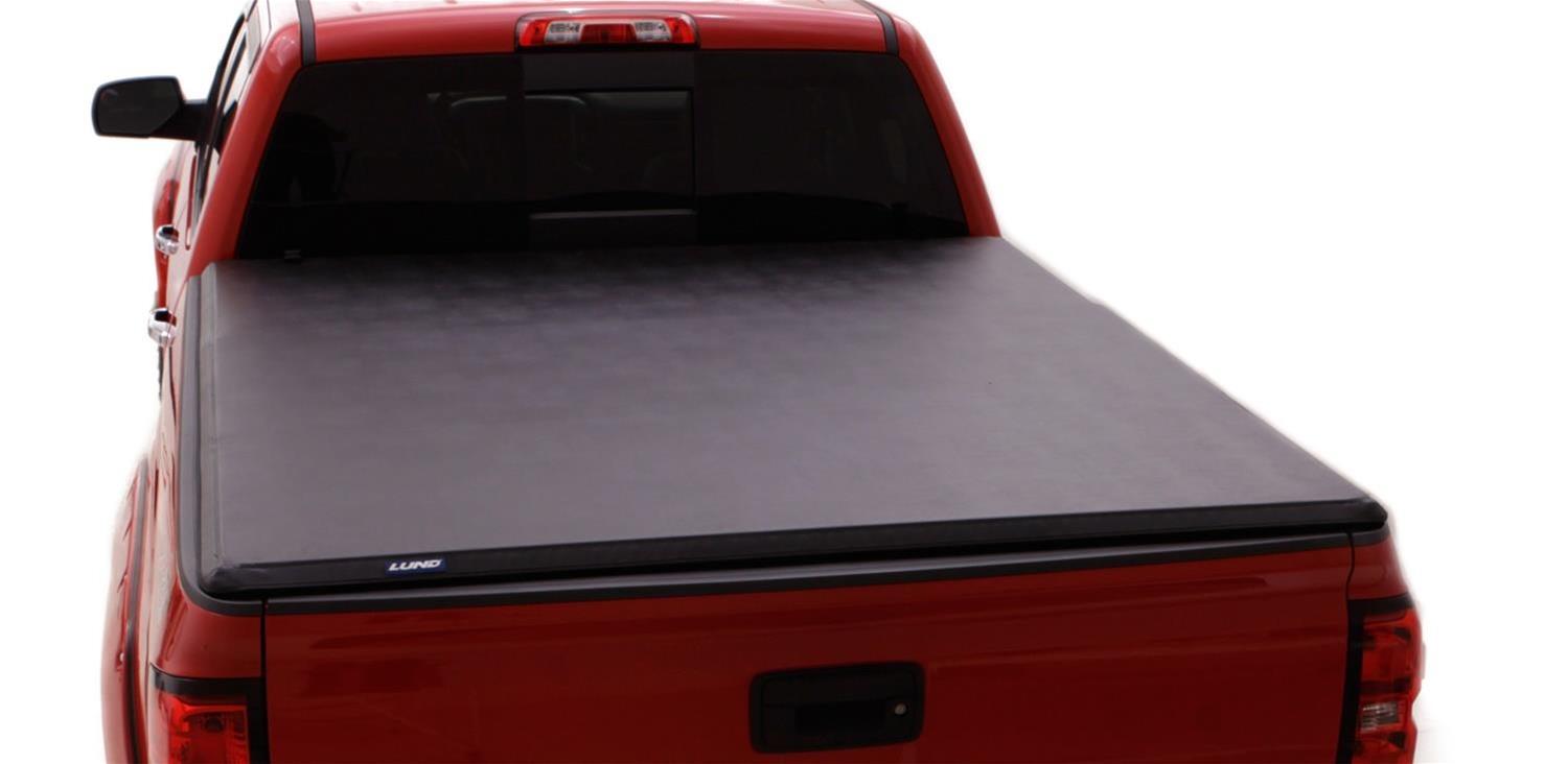 Lund 16-23 Toyota Tacoma (5ft. Bed) Hard Fold Tonneau Cover - Black thumbnail 6