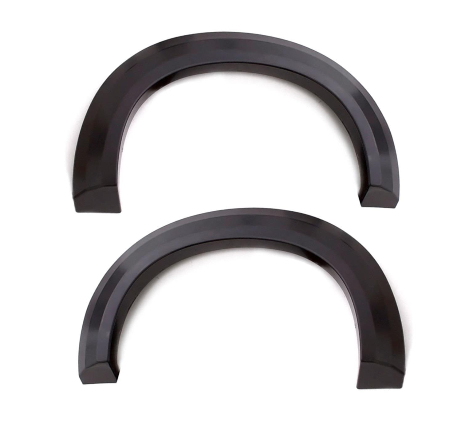 LUND Extra-Wide Style Fender Flares EX129TB Flares, Style, Rear, Textured Black, ABS Plastic, Ford, Pair