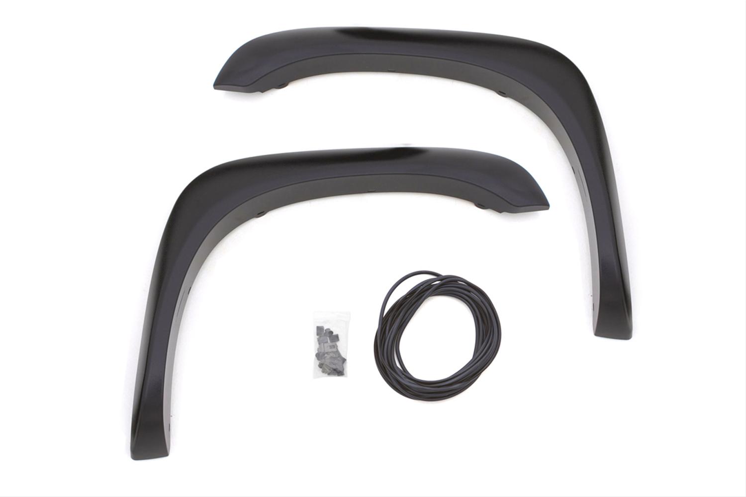 LUND Extra-Wide Style Fender Flares for 2003-2009 RAM 3500, 2500, 2002-2008 1500 - EX203T Flares, Extra Wide, Thermoplastic, Textured Black, Dodge, Set of 4 thumbnail 3