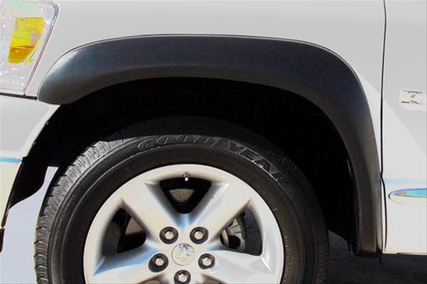 LUND Extra-Wide Style Fender Flares EX203TA Flares, Extra Wide, Thermoplastic, Textured Black, Dodge, Front, Pair thumbnail 4