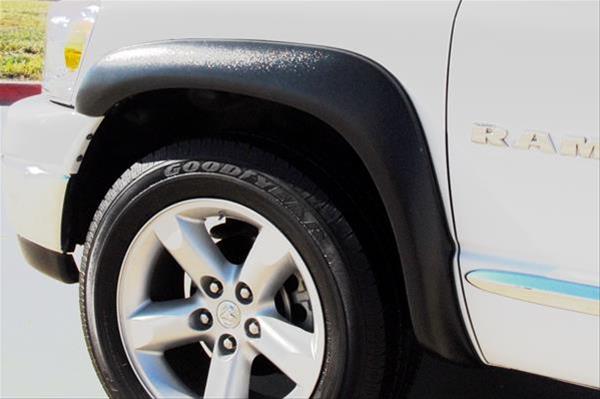 LUND Extra-Wide Style Fender Flares EX203TA Flares, Extra Wide, Thermoplastic, Textured Black, Dodge, Front, Pair thumbnail 5