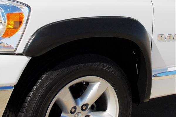 LUND Extra-Wide Style Fender Flares EX203TA Flares, Extra Wide, Thermoplastic, Textured Black, Dodge, Front, Pair thumbnail 6