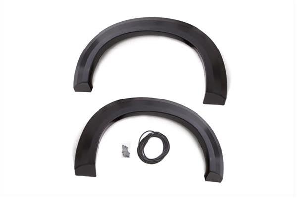LUND Extra-Wide Style Fender Flares EX311SB Flares, Extra Wide, Thermoplastic, Smooth Black, Ford, Rear, Pair thumbnail 6