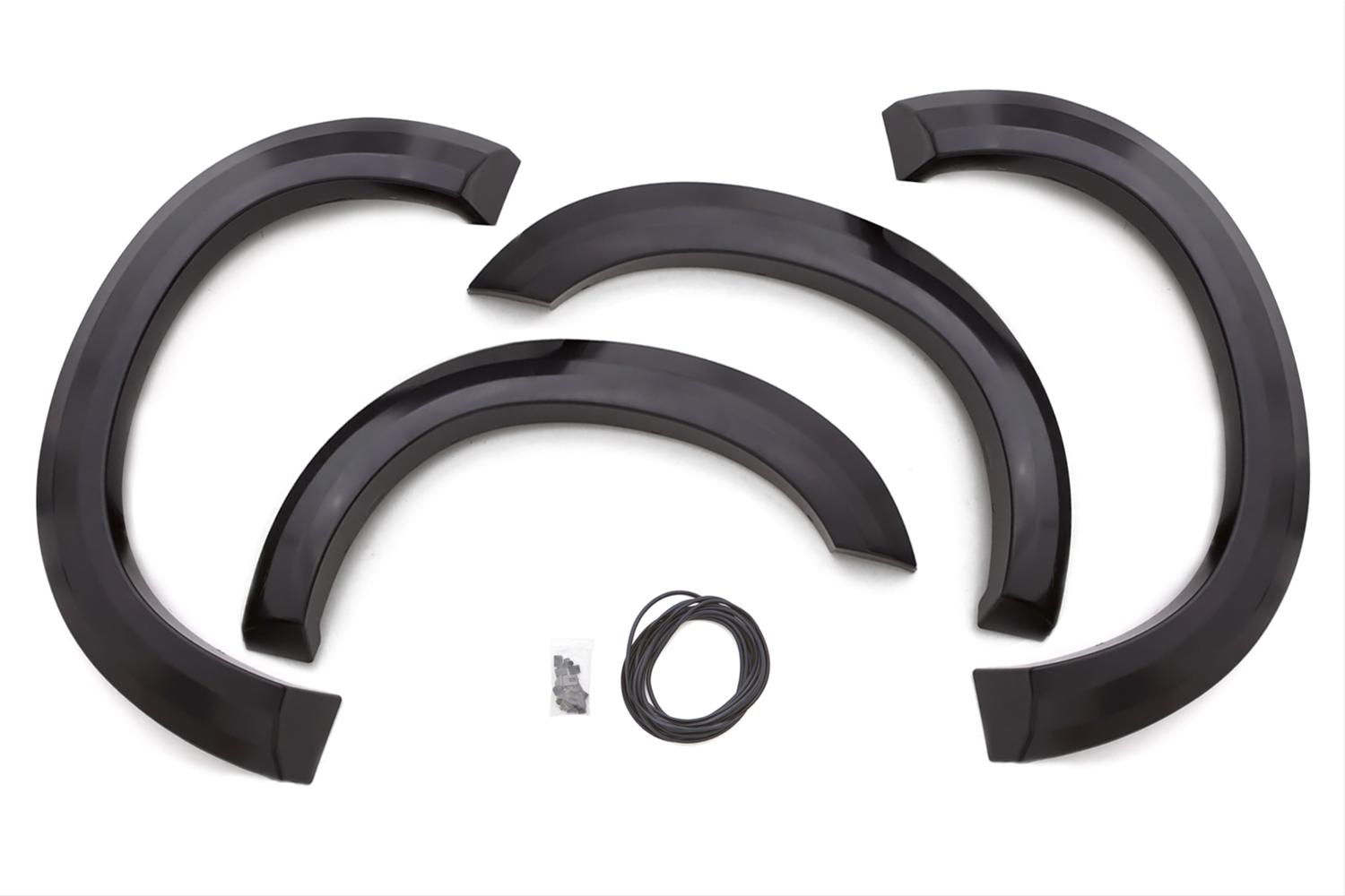 LUND Extra-Wide Style Fender Flares for 1999-2007 F-350 SUPER DUTY, F-250 1999 - EX311T Flares, Extra Wide, Thermoplastic, Textured Black, Ford, Set of 4