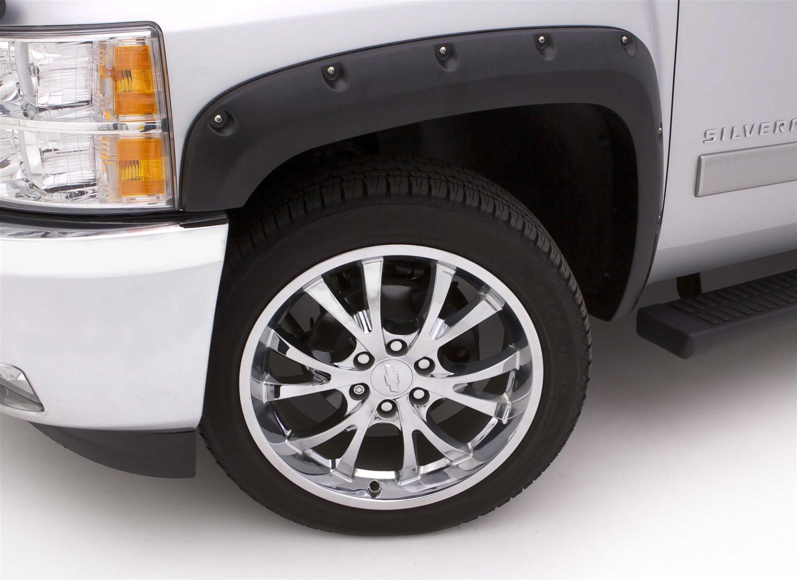 Lund 10-17 Dodge Ram 2500 RX-Rivet Style Smooth Elite Series Fender Flares - Black (2 Pc.) thumbnail 2