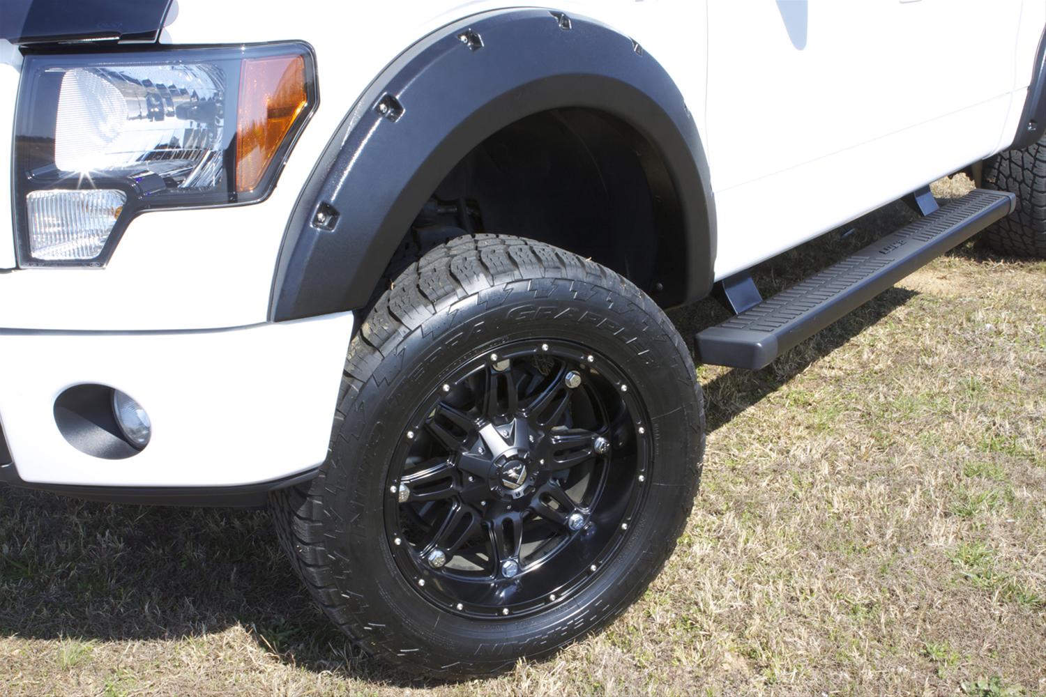 Lund 10-17 Dodge Ram 2500 RX-Rivet Style Smooth Elite Series Fender Flares - Black (2 Pc.) thumbnail 3