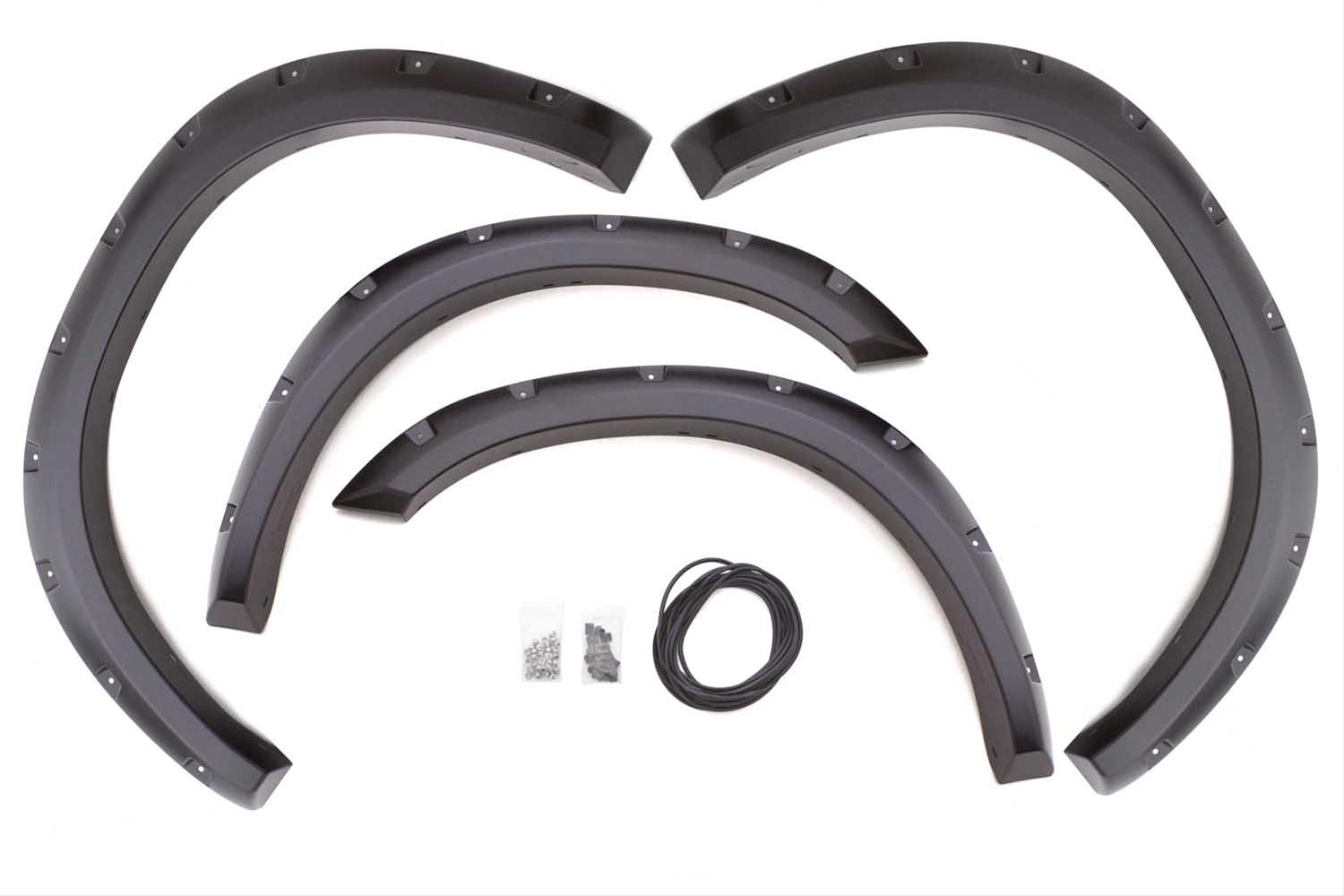 Lund 10-17 Dodge Ram 2500 RX-Rivet Style Smooth Elite Series Fender Flares - Black (2 Pc.) thumbnail 4