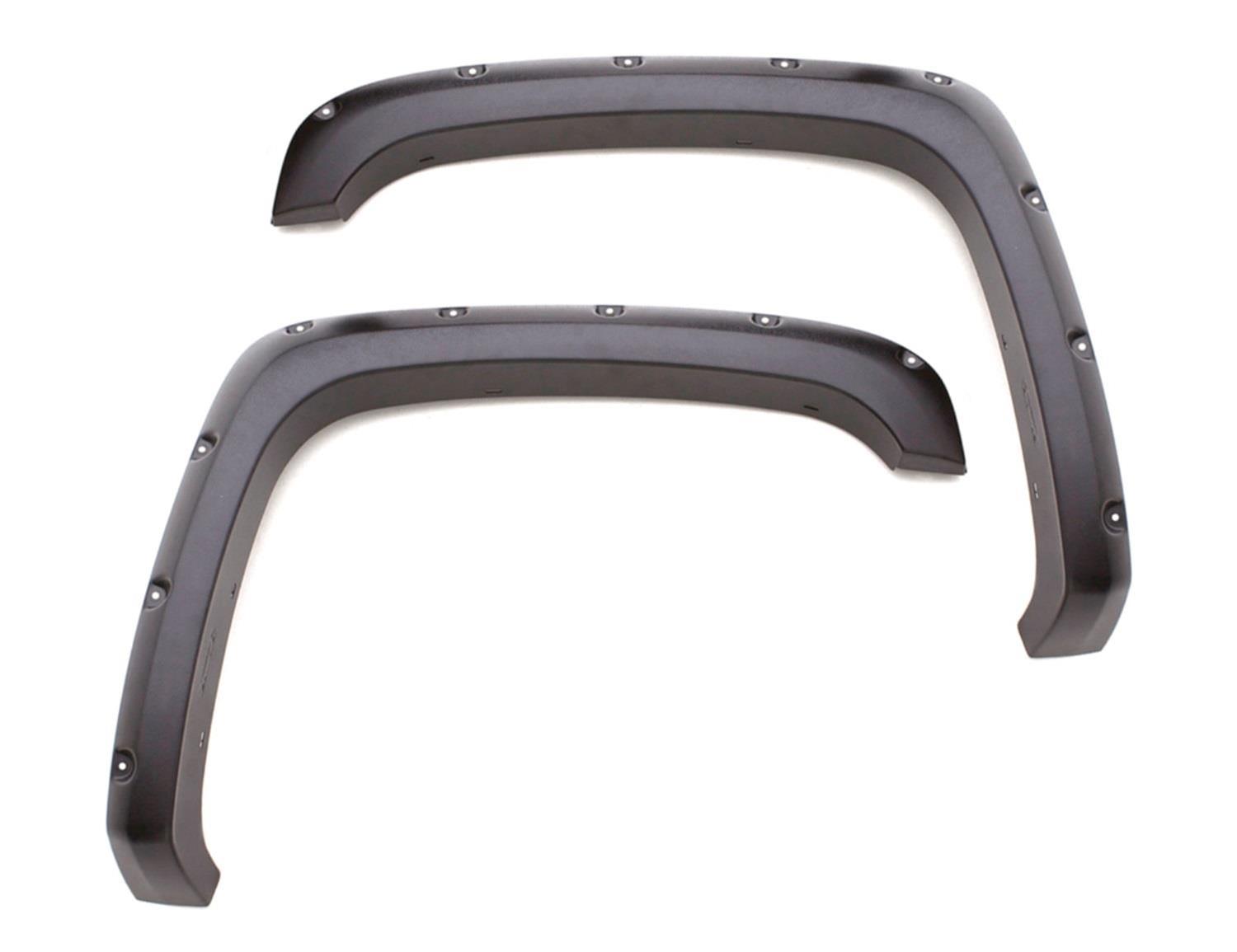 LUND RX-Rivet Style Fender Flares RX111-2S Flares, Style, Front and Rear, Black, Thermoplastic, Chevy, Set of 4