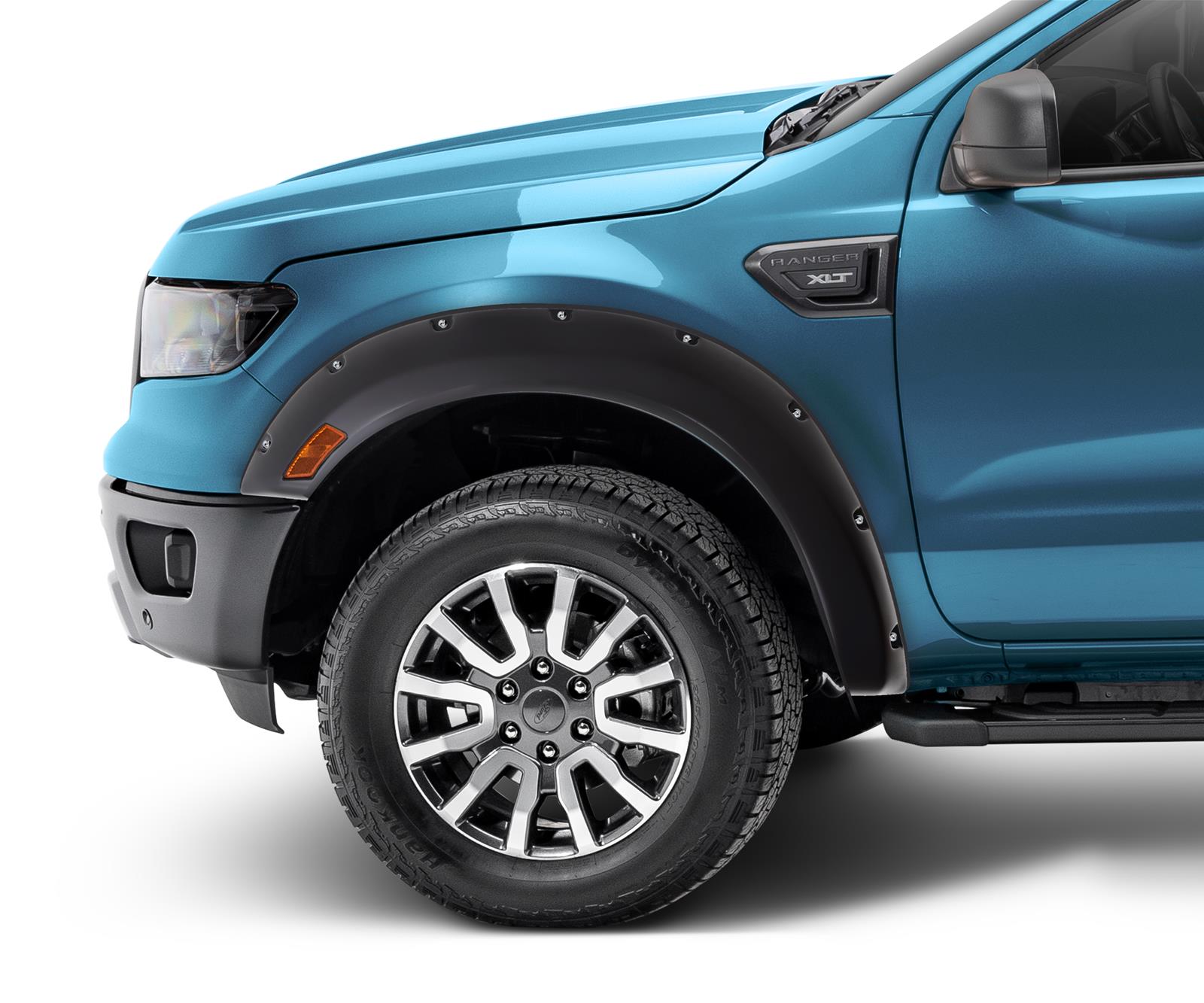 LUND RX-Rivet Style Fender Flares for 2019-2023 RANGER - RX133S Flares, Style, Thermoplastic, Black, Smooth Finish, Ford, Set of 4 thumbnail 2