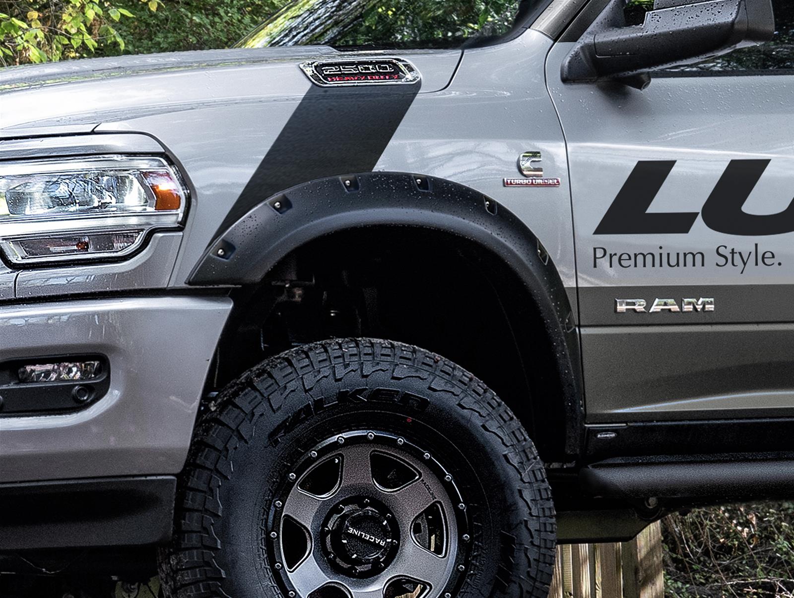 LUND - Fender Flares for 2019-2024 2500, 3500 RX137T Flare, FF RX-STYLE 4PC TEXTURED thumbnail 3