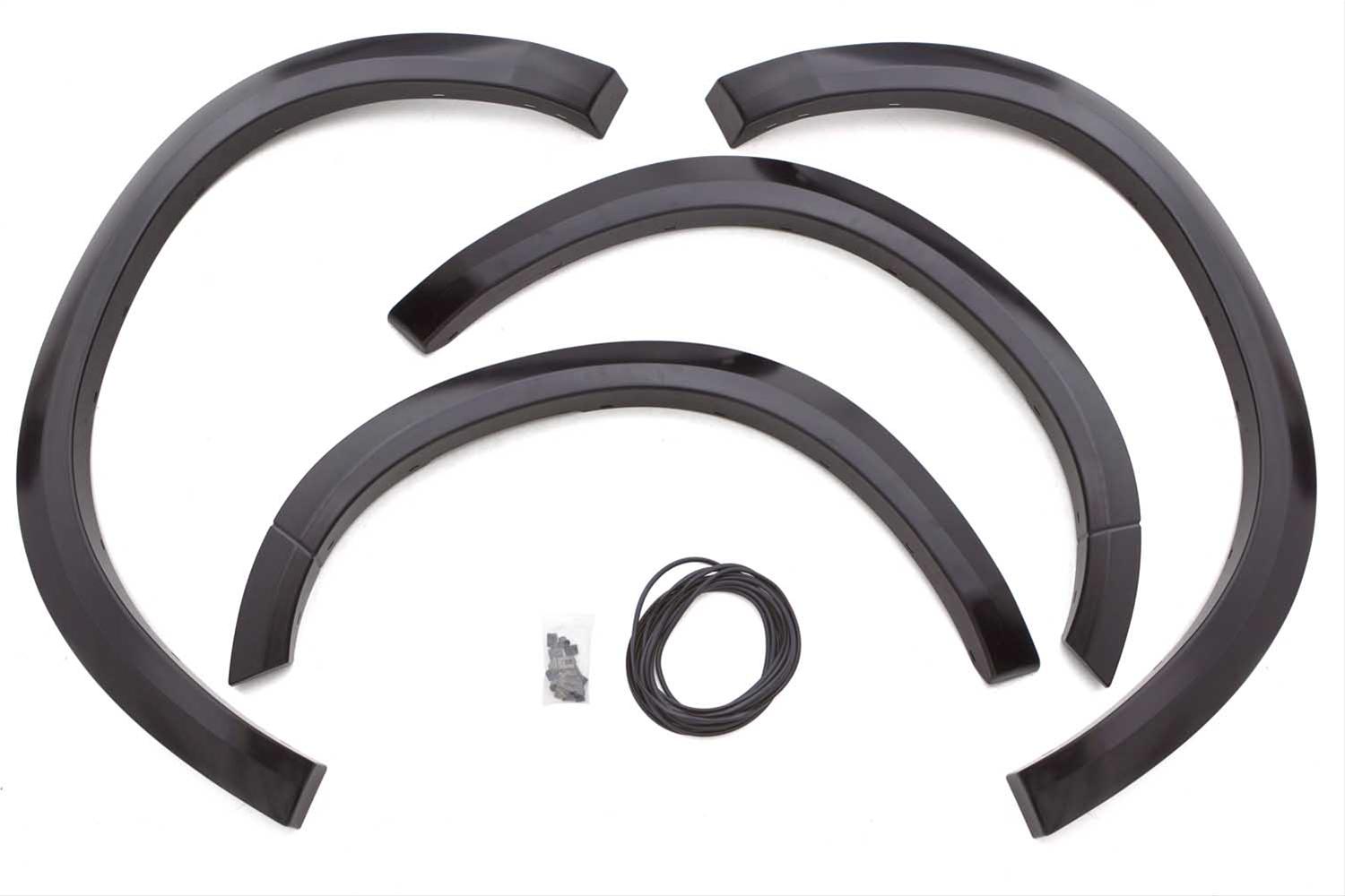 LUND Street Style Fender Flares SX205S Flares, ABS Plastic, Black, Smooth, Dodge, Ram, Set of 4 thumbnail 3