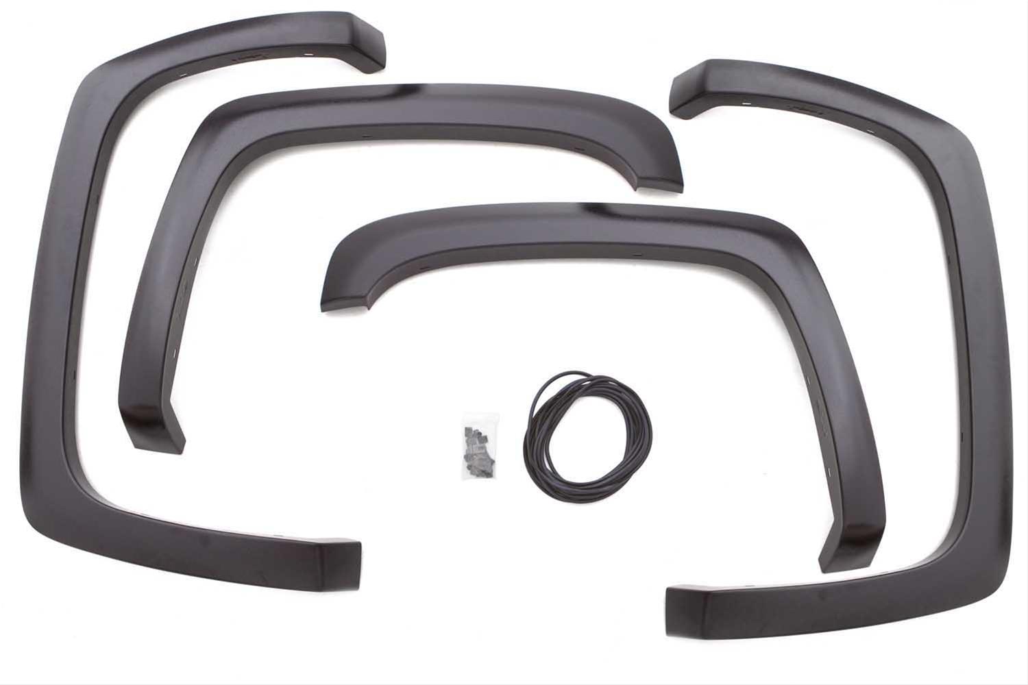 LUND Street Style Fender Flares SX205S Flares, ABS Plastic, Black, Smooth, Dodge, Ram, Set of 4 thumbnail 4