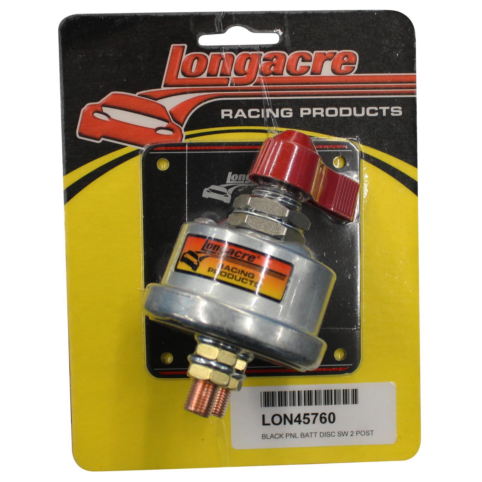 Longacre Racing Products 5245760 Longacre Battery Disconnect Switches