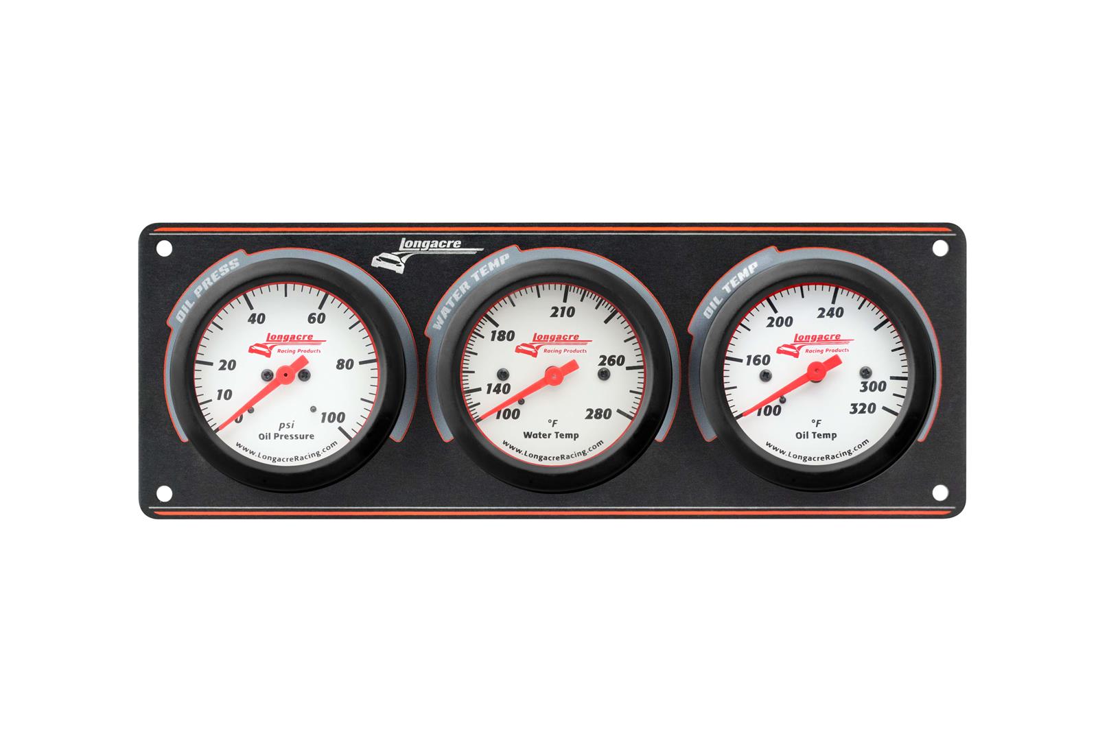 Longacre Racing Products 52-46913 Longacre Sportsman Elite 3-Gauge
