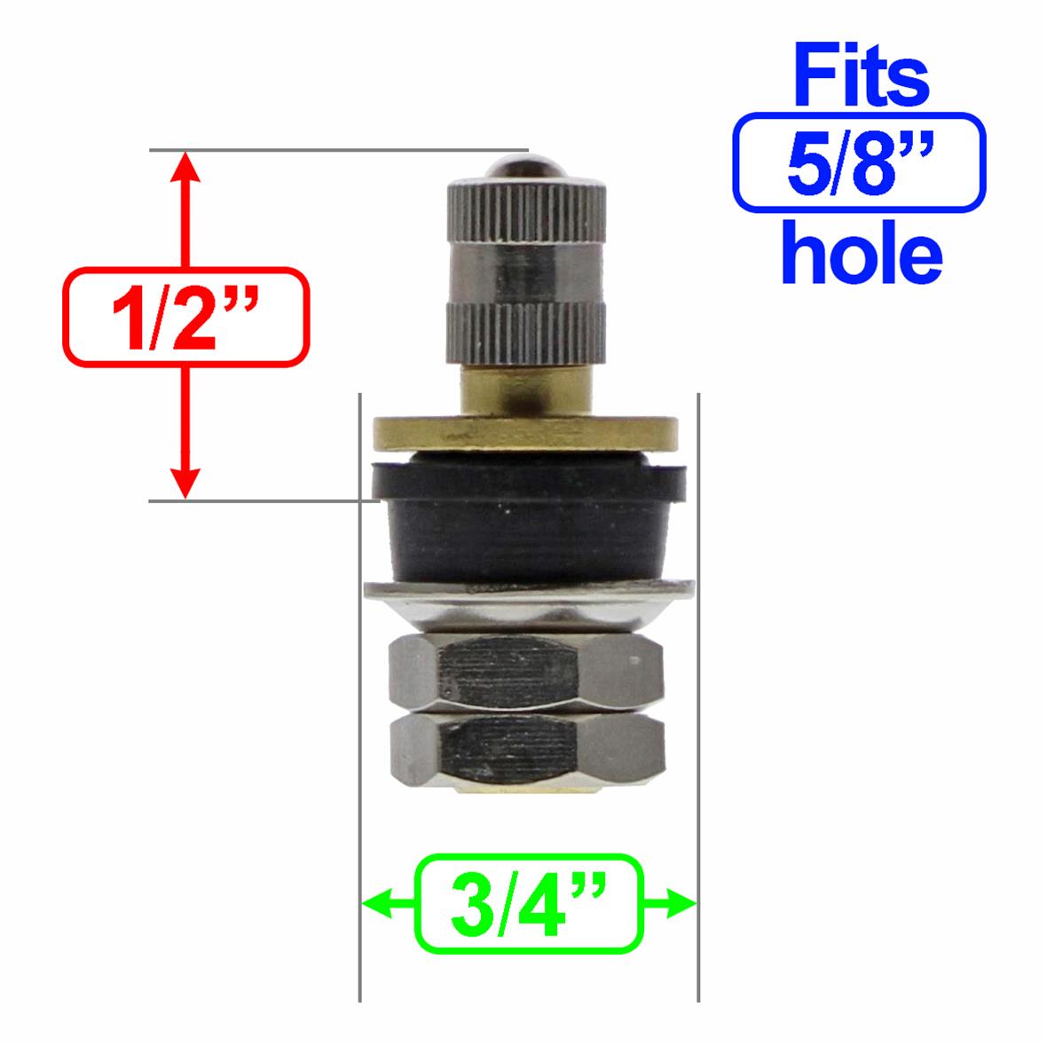 Longacre Low Profile Brass Valve Stems Longacre Low Profile Brass Valve Stems