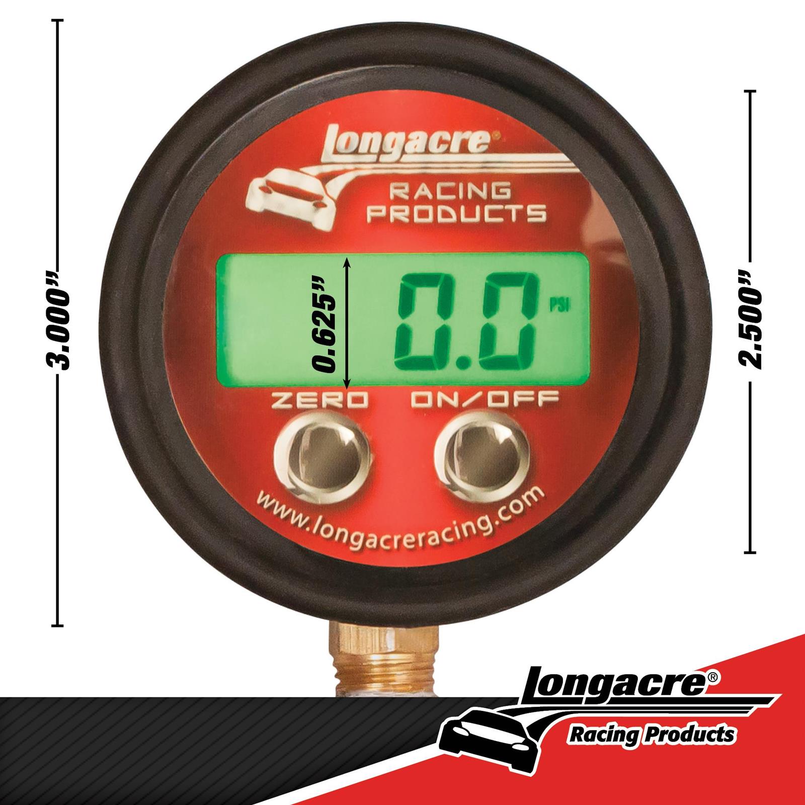 Longacre Racing Products 5253000 Longacre Digital Tire Pressure Gauges