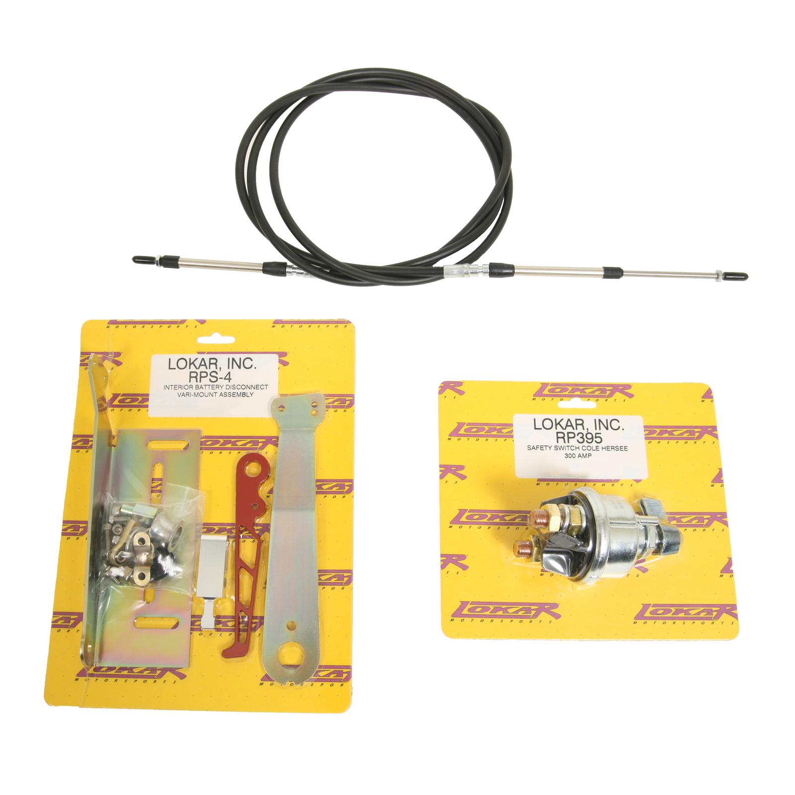 Lokar 1330022 Lokar Interior Battery Disconnect Lever Kits Summit Racing