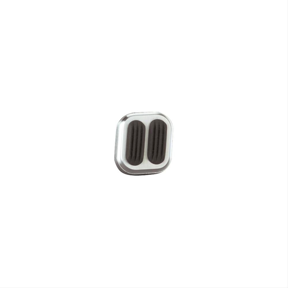 Lokar Pedal Pads BAG-6006 Pad, Dimmer Switch, Billet Aluminum/Rubber, Natural, Universal, Each