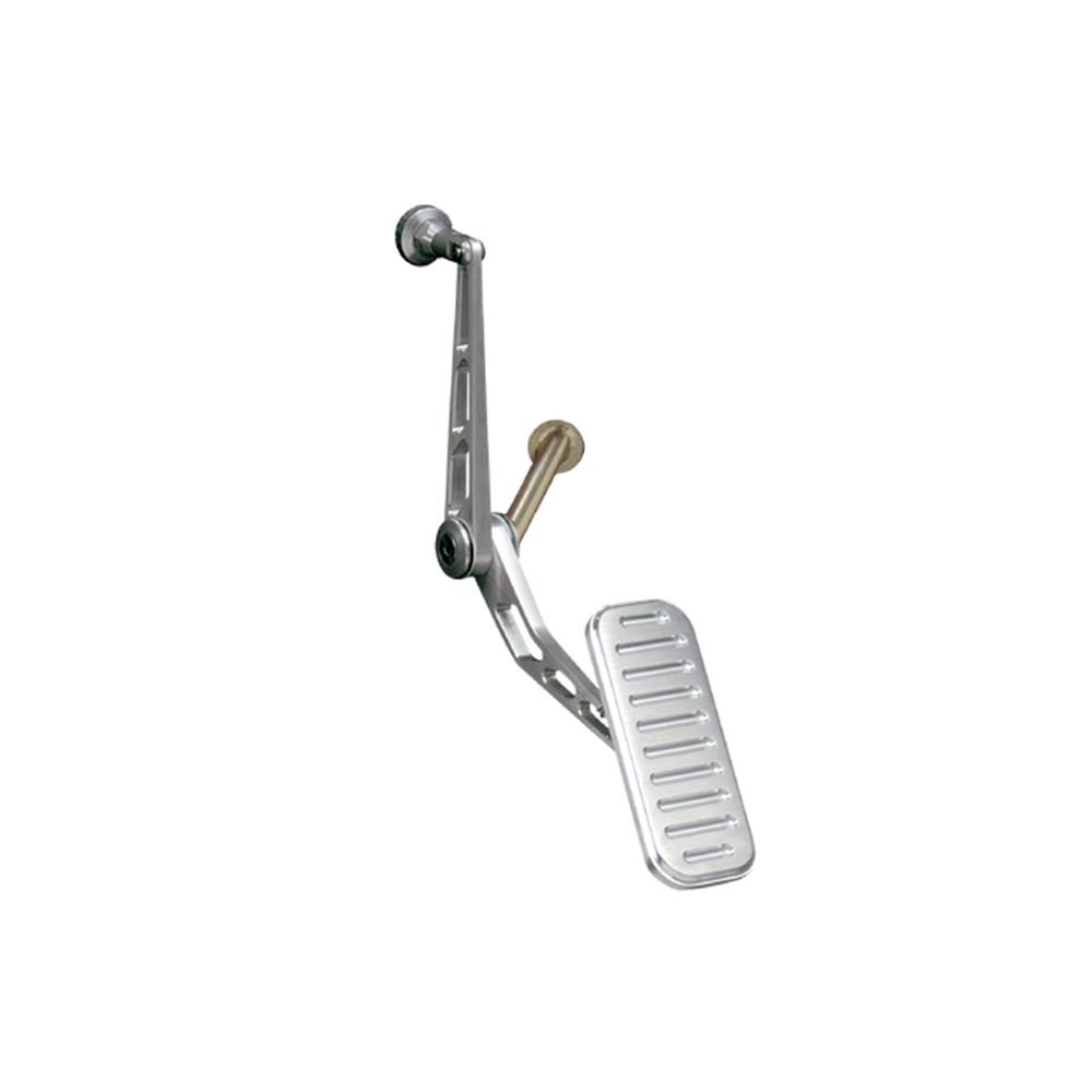 Lokar Pedale Acceleratore In Alluminio Billet Cromato Con Inserti In Gomma - Modello BAG-6188 - Compatibile Con Cavo, Fissaggio Originale - 3