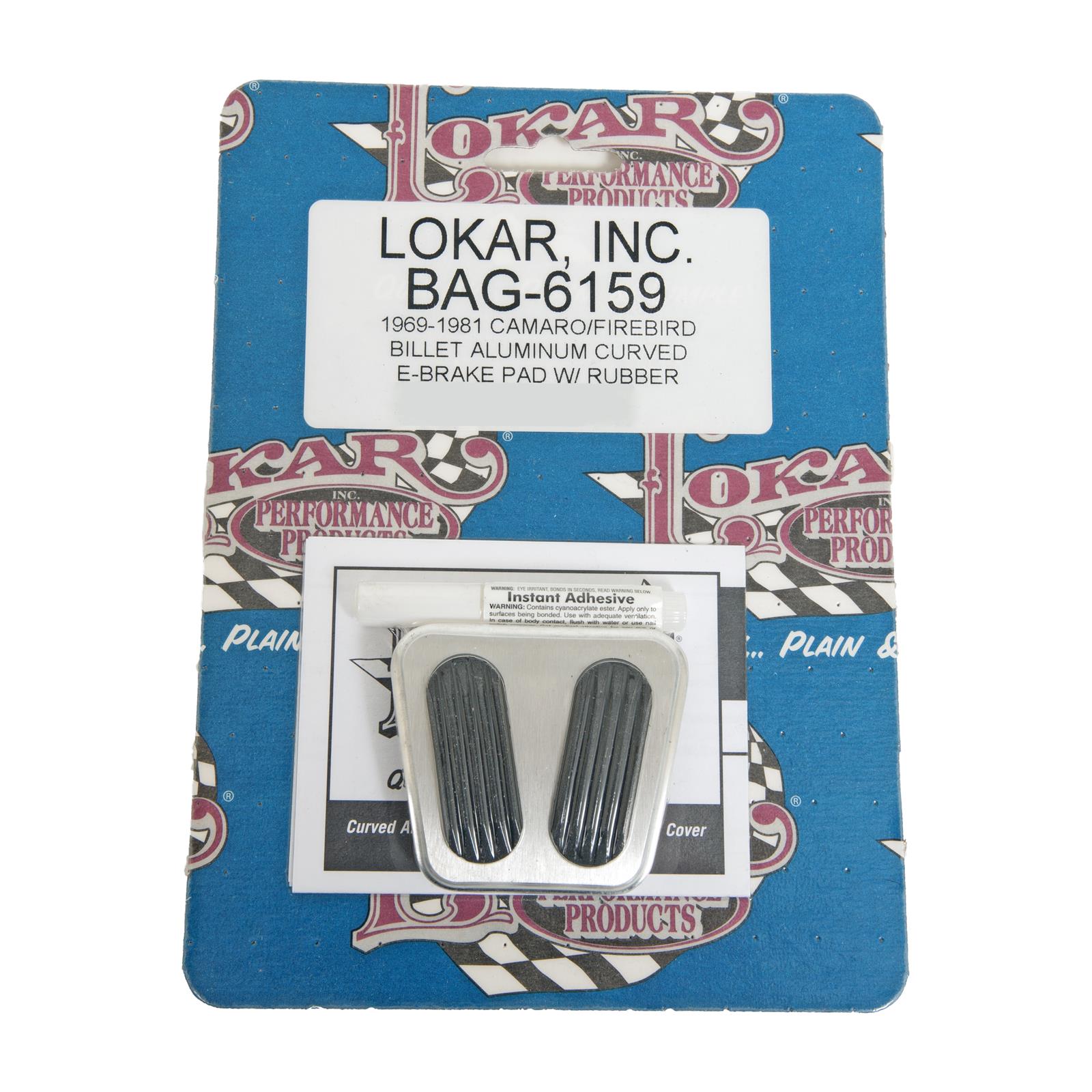 Lokar BAG6159 Lokar Pedal Pads Summit Racing