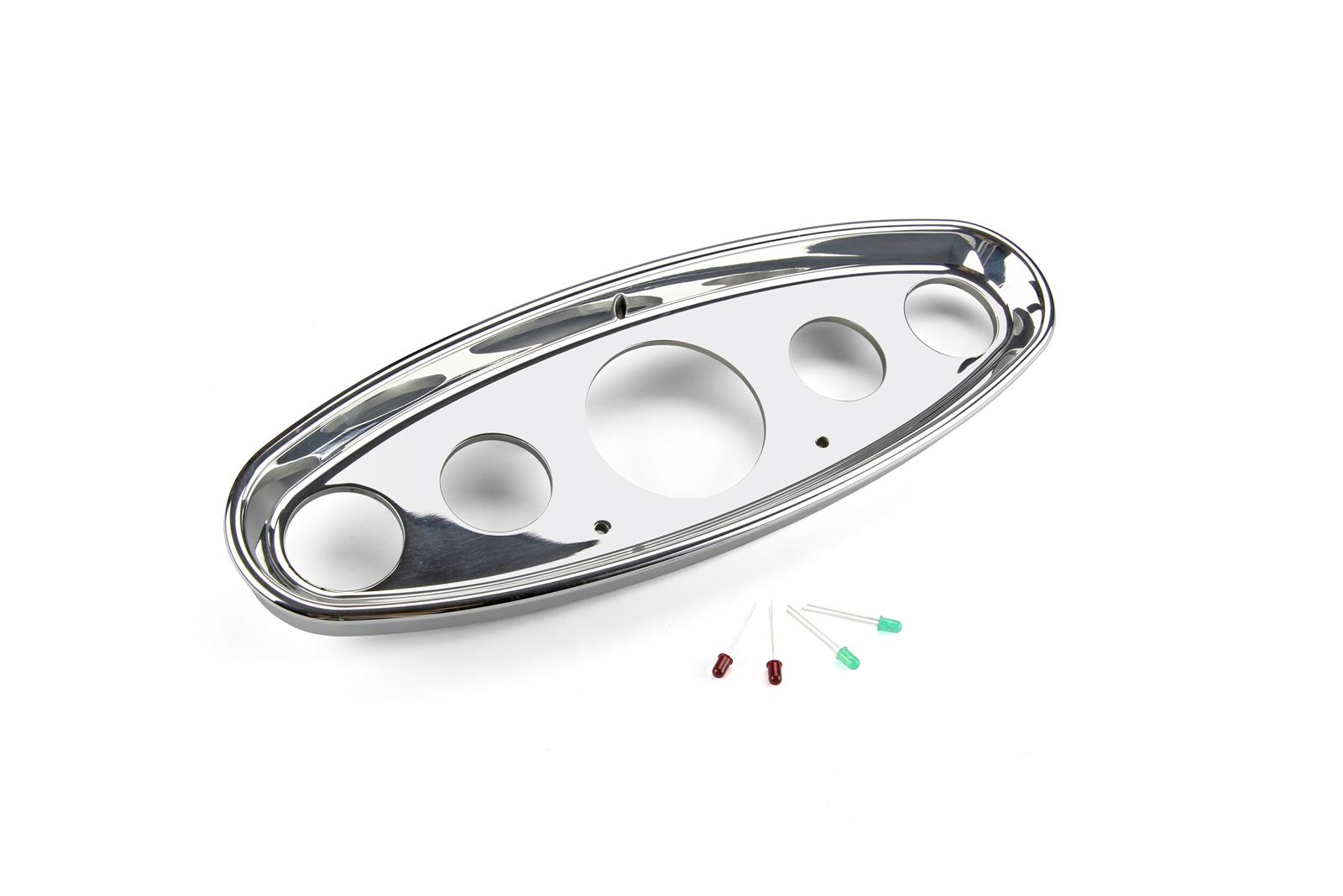 Lokar Bdi 9124 Lokar Billet Aluminum Oval Gauge Panel Dash Inserts Summit Racing 1362