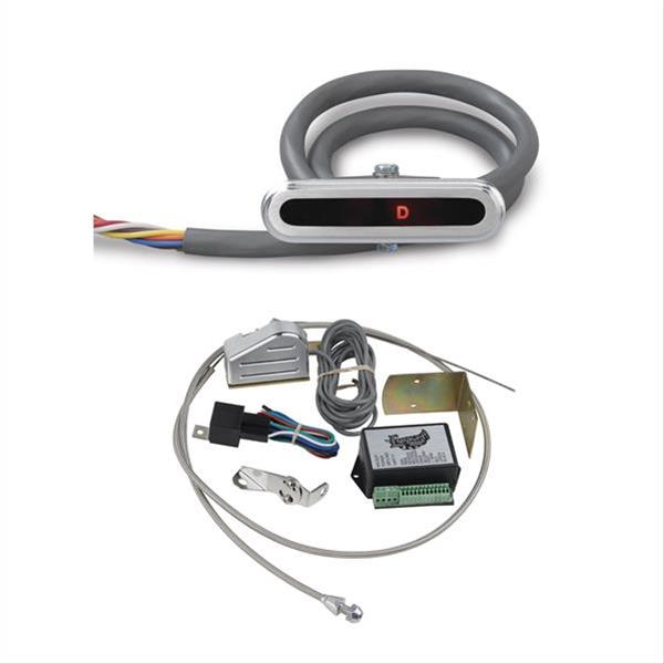 Lokar LED Dash Indicators CIND-1717 Shift Indicator, Horizontal LED, Brushed Billet Aluminum, Mount, Sensor Kit, GM, Kit thumbnail 2