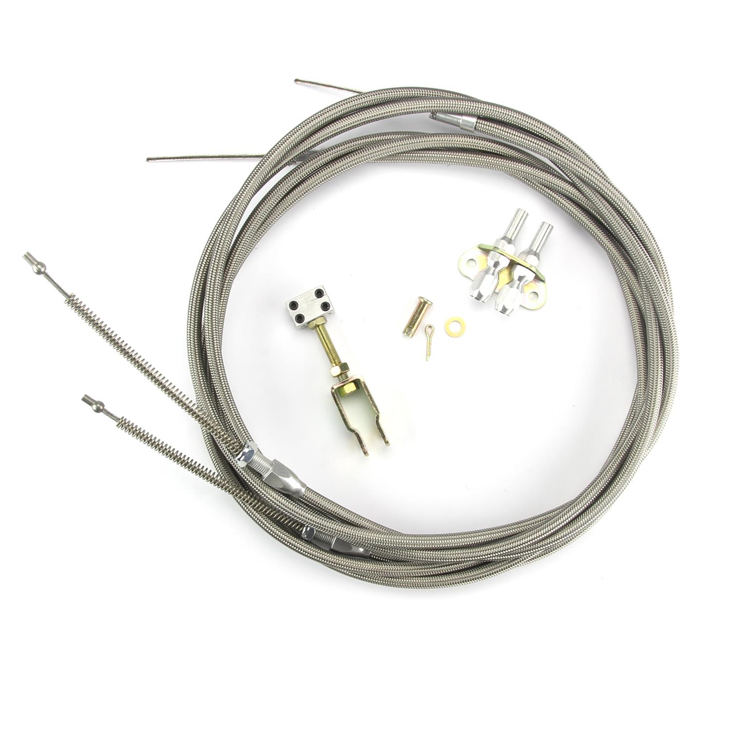 Lokar EC80FHTTB Lokar Floor Mount Emergency Brake Cables Summit Racing