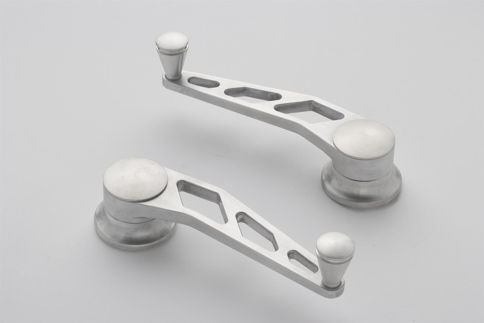 Lokar Billet Window Cranks IDH-2014 Crank Handle; Aluminum Crank; GM/Ford 1949 And Up; Brushed; Pair thumbnail 2
