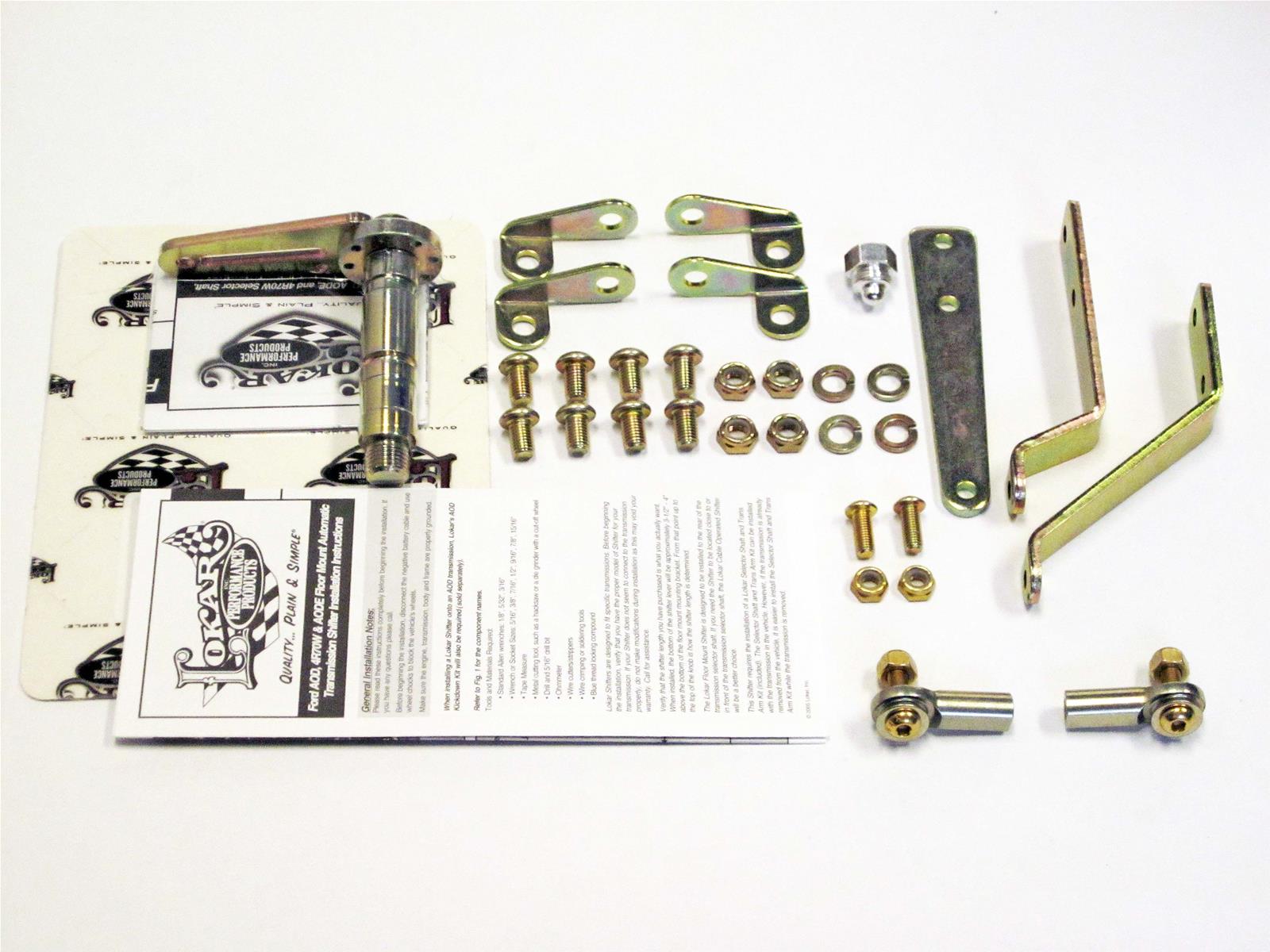 Lokar Replacement Floor Mount Shifter Brackets S 7140