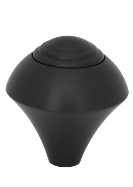Lokar Shift Knobs SK-6927 Knob, Deco, Aluminum, Black, Plain, For Shifters, Each thumbnail 2