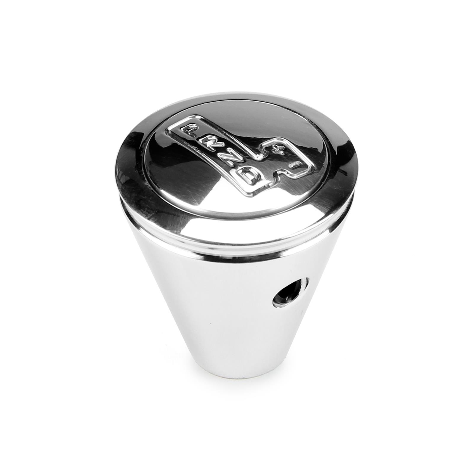 Lokar Electronic Sport Shifters ES4L60EELP Automatic Shifter, Shifters, Detent, 8.000 in. Single Bend Chrome Stick, 3/8-24 in., Polished Hi-Tech Knob, 4L60E, Each thumbnail 4