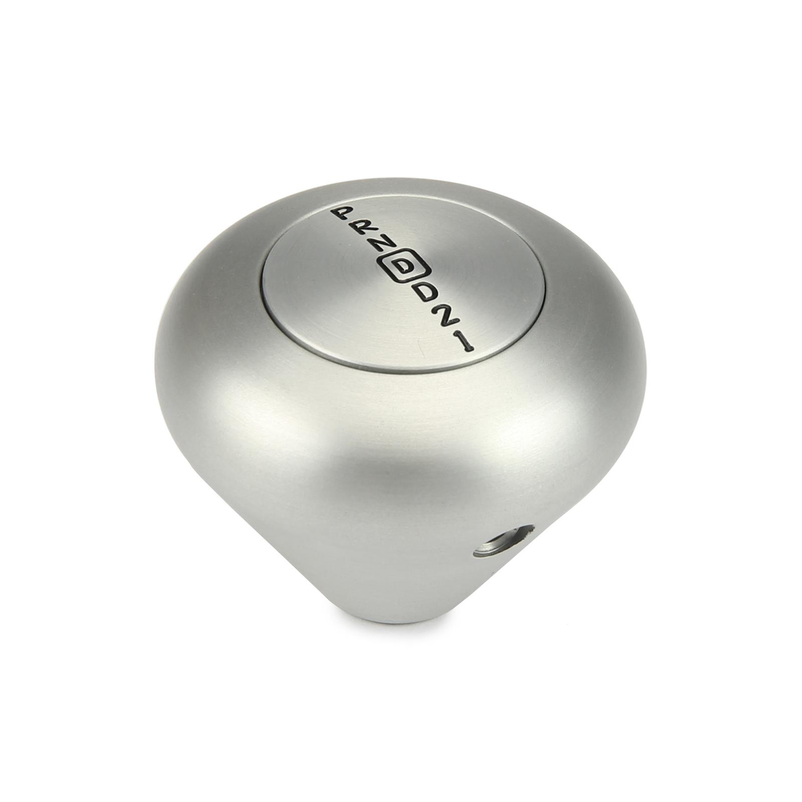 Lokar Case-Mount Automatic Transmission Shifters CM4L60EDM Shifter, Case Mounted, Detent, 10.000 in. Single Bend Chrome Stick, 3/8-24 in., Brushed Mushroom Knob, 4L60E, Each thumbnail 4