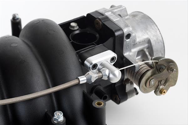 Lokar Throttle Cable Brackets TCB-40LS13 Bracket; LS1 Bracket; Single Stud; 00-02 GM/04 GTO Throttle; 3.5 in. Linkage thumbnail 2
