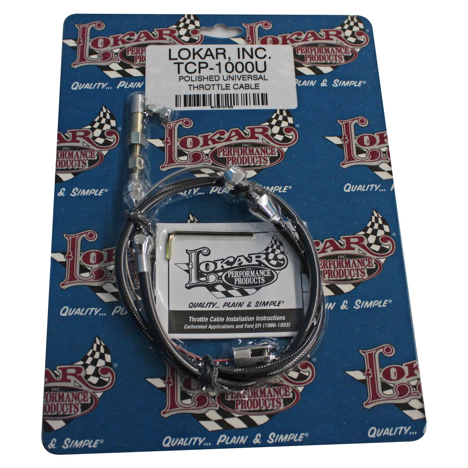 Lokar TCP-1000U Lokar Hi-Tech Throttle Cables | Summit Racing