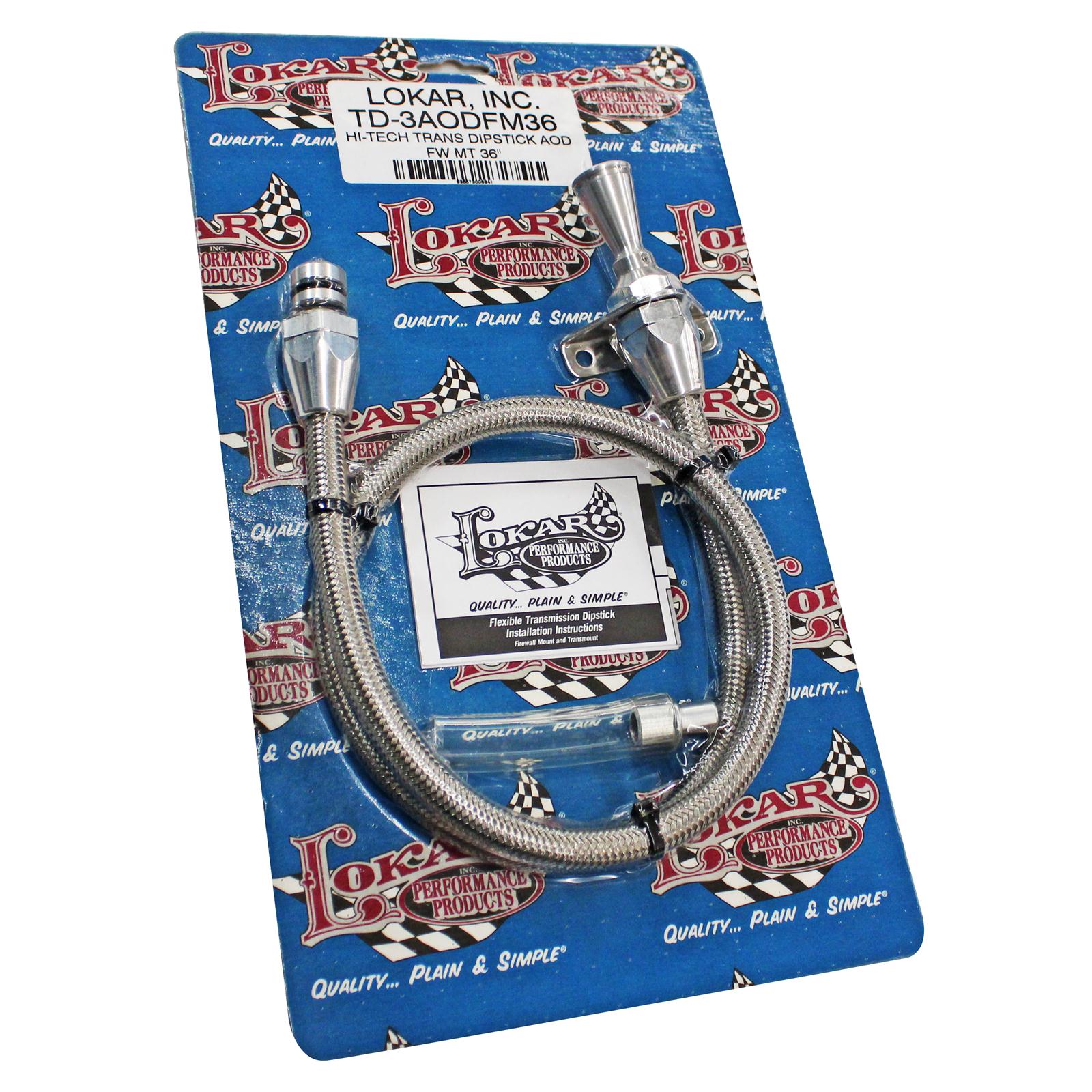 Lokar TD3AODFM36 Lokar HiTech Flexible Braided Stainless Transmission