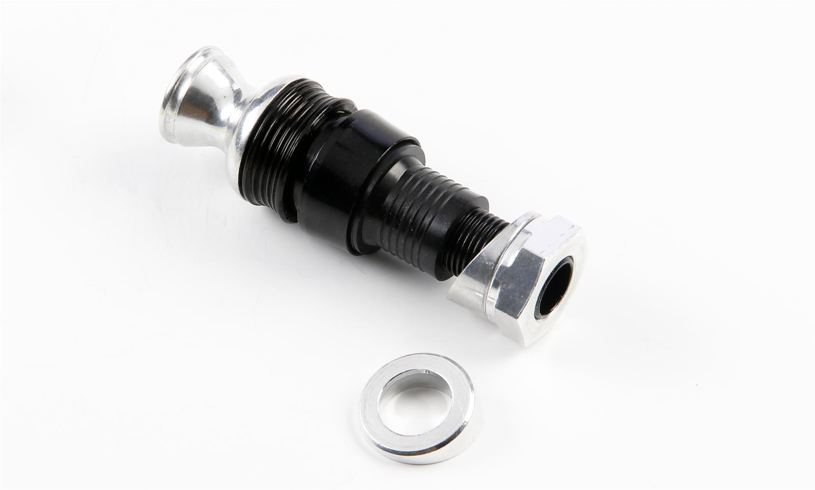 Lokar Midnight Series Anchor-Tight Locking Transmission Dipstick Bottom Fitting Assemblies X1208117 Assembly, Black Anodized, OEM/Aftermarket Powerglide, Anchor-Tight, Each