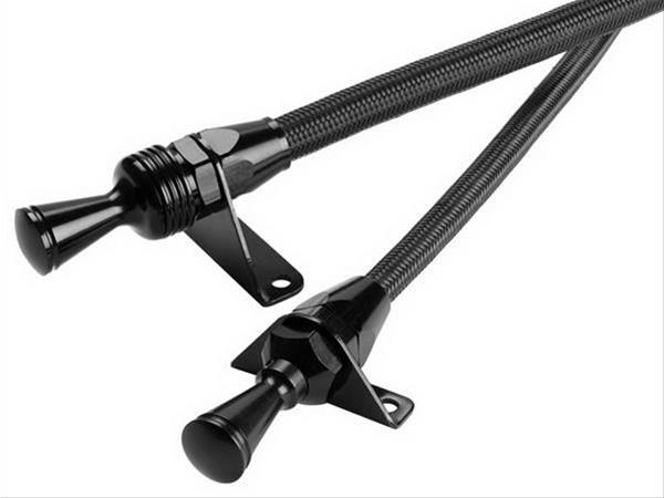 Lokar XTD-34L80FM Lokar Midnight Series Flexible Braided Stainless