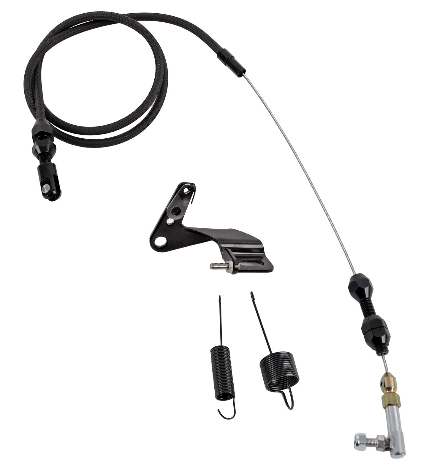 Lokar XDP-1000HT36 Lokar Midnight Series Duo-Pak Throttle Cables