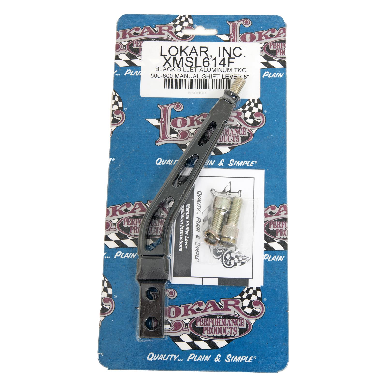 Lokar XMSL614F Lokar Manual Transmission Shifter Levers Summit Racing