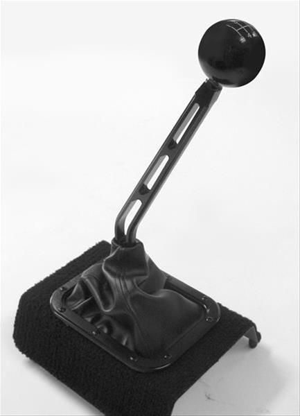 Lokar Manual Transmission Shifter Levers XMSL616D Shift Lever, Transmission, Billet Aluminum, Black, Lay Back Style, 10.0 in. Length, 3/8 in.-16 Thread thumbnail 2